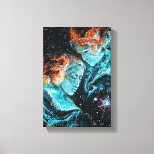 Across the Space Canvas Print