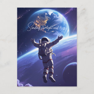 Across the Universe — Hug from Afar Greeting Card