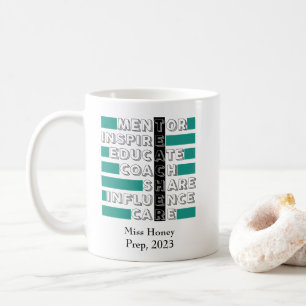 Acrostic Custom Teacher Mug. Gift for Her Coffee Mug