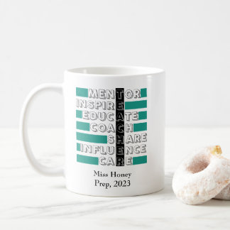 Acrostic Custom Teacher Mug. Gift for Her Coffee Mug