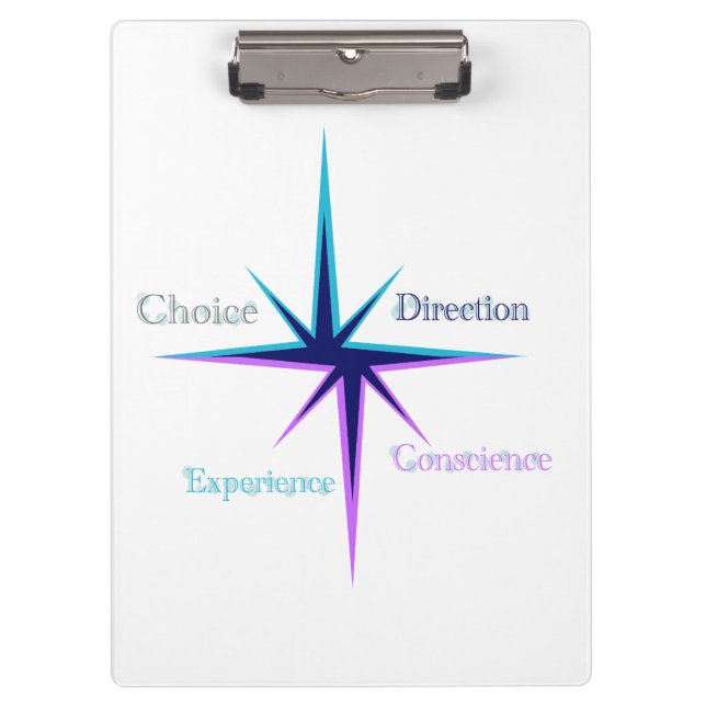 Acrylic A4 Clipboard with Leaf Design-Professional (Front)