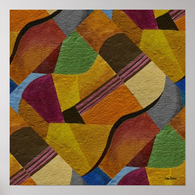 Acrylic Art Poster Modern (Front)