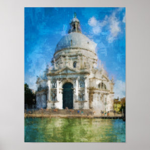Acrylic building  poster