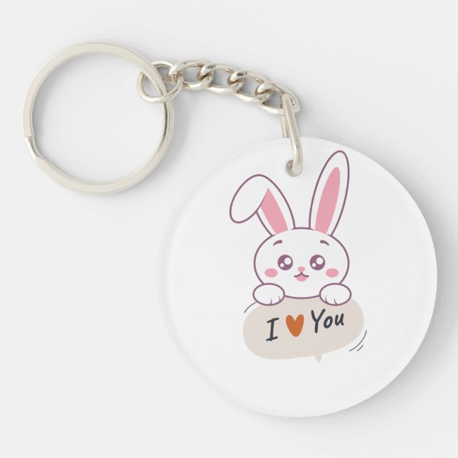 Acrylic Chain Keychain (Front)