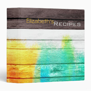 Acrylic Colored Wood #3 Binder