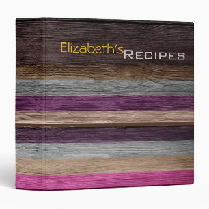 Acrylic Coloured Wood Modern #2 Binder