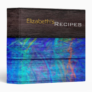 Acrylic Coloured Wood Modern #3 Binder