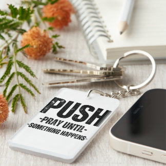 acrylic customized key chain motivational