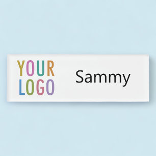 Acrylic First Name Tag Company Logo Professional