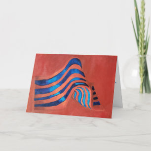 "Acrylic Flag" Congratulatory Card