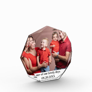 Acrylic Glass Photo Frame Block, Custom Acrylic