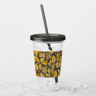 Acrylic glass printed monarch butterfly