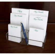 Acrylic Holder with Set of Letterhead Memo Pads