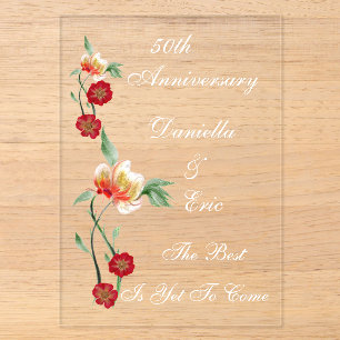 Acrylic invitation