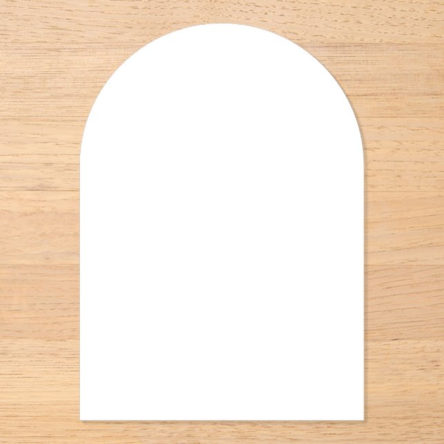 Acrylic Invitation (Front)