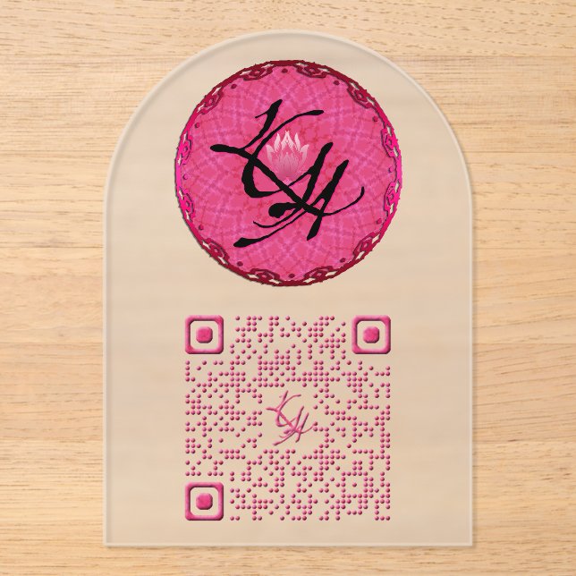 Acrylic Invitation (Front)