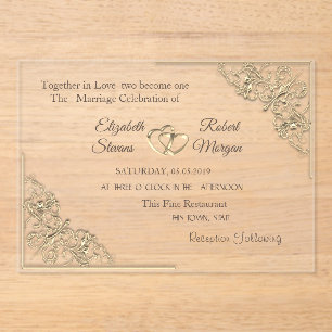 Acrylic Invitation