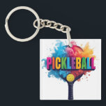 Acrylic Keychain<br><div class="desc">Pickleball Hub Designs.</div>