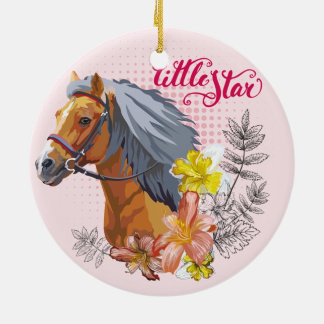 Acrylic Keychain Ceramic Ornament (Back)