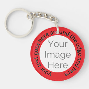 Acrylic Keychain create your own photo text