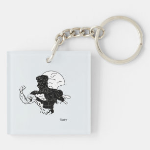 Acrylic Keychain : Man Power