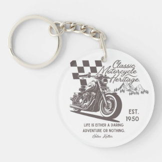 Acrylic keychain/motorcycle keychain 