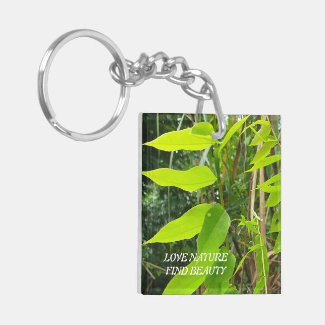 Acrylic Keychain natural environment (Front Left)