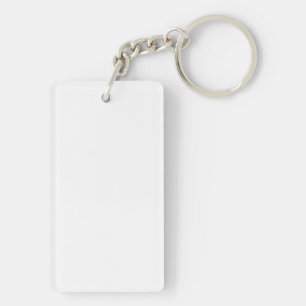 Acrylic Keychain, Rectangle (double-sided) Keychain