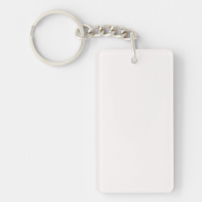Acrylic Keychain, Rectangle (double-sided) Keychain (Front)