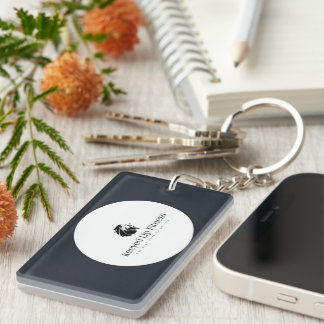 Acrylic Keychain, Rectangle (double-sided) Keychain