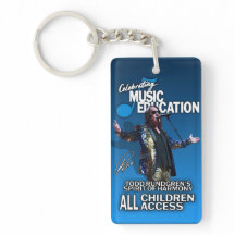 Acrylic Keychain, Rectangle (double-sided)