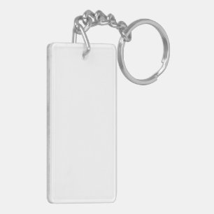 Acrylic Keychain, Rectangle (double sided) Keychain