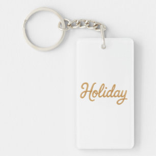 Acrylic Keychain, Rectangle (double-sided) Keychain