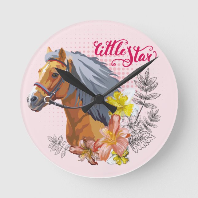Acrylic Keychain Round Clock (Front)