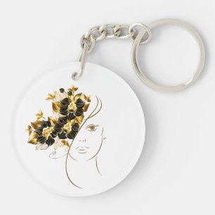 Acrylic Keychain, Round (double-sided) Keychain