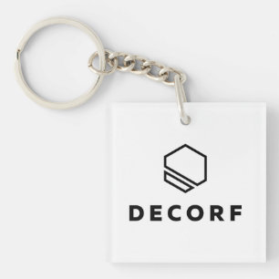 Acrylic Keychain, Square (double-sided) Keychain