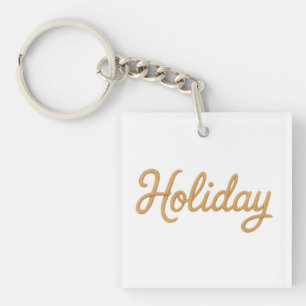 Acrylic Keychain, Square (double-sided) Keychain