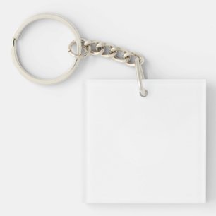 Acrylic Keychain, Square (single-sided) Keychain