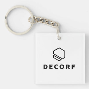 Acrylic Keychain, Square (single-sided) Keychain