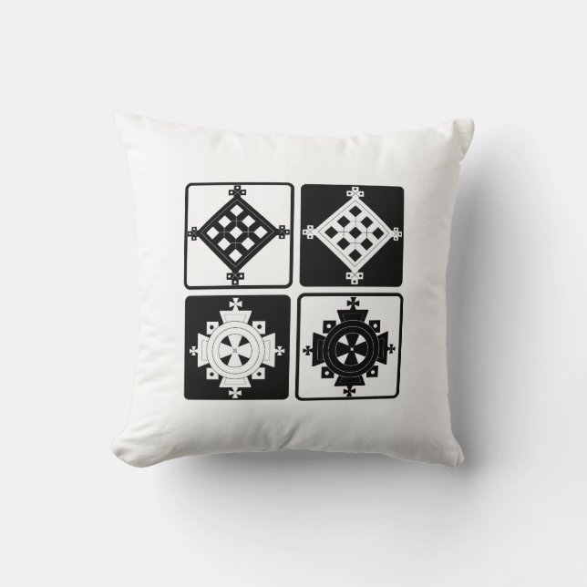 Acrylic Keychain Throw Pillow (Front)