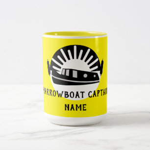 Acrylic Keychain Two-Tone Coffee Mug