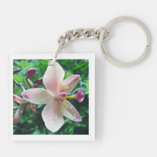 Acrylic Keychain with flower