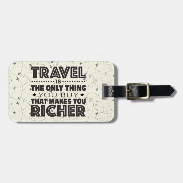 Acrylic Luggage Tag (Front Horizontal)