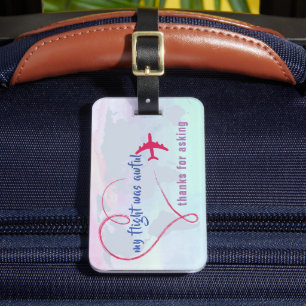 Acrylic Luggage Tag