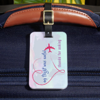 Acrylic Luggage Tag