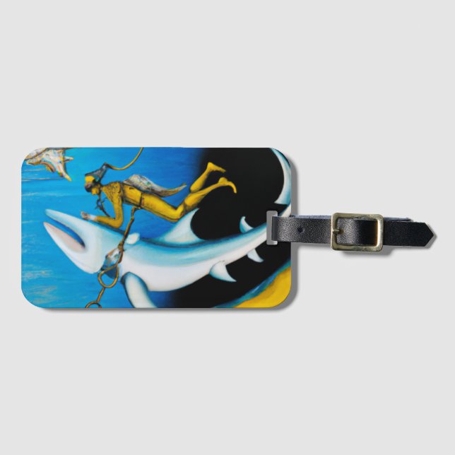 Acrylic Luggage Tag (Front Horizontal)