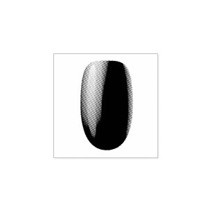 Acrylic Nail Rubber Stamp