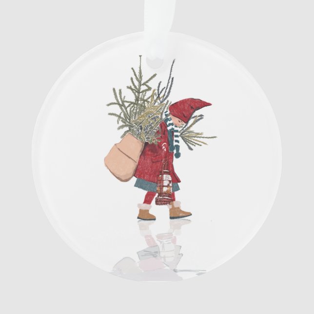 Acrylic Ornament – Little Winter Helper (devant)