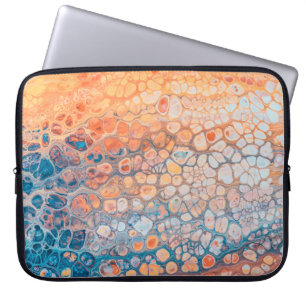 Acrylic paint laptop sleeve