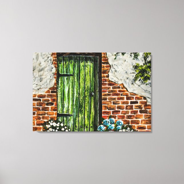 Acrylic painting by Sian Butler   Canvas Print (Front)